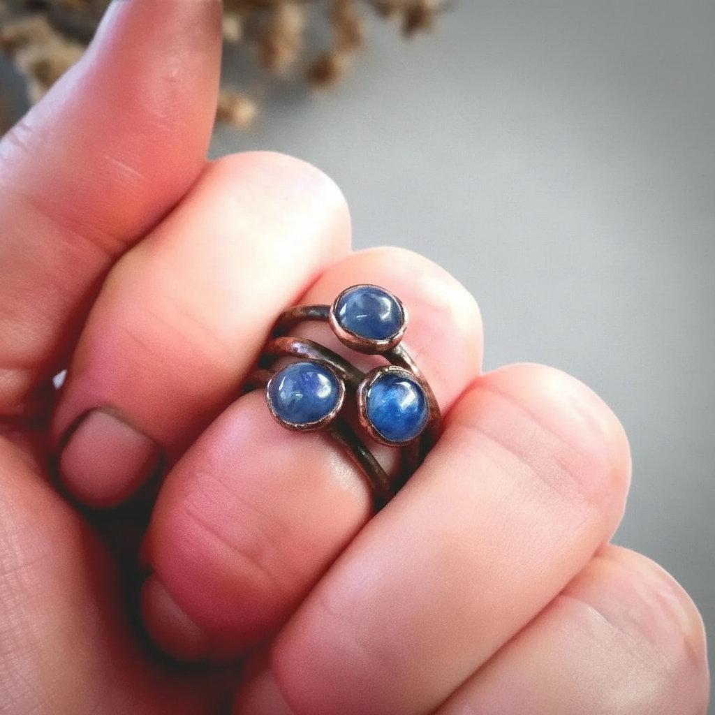 Kyanite Rings Hand Slate