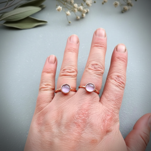 Lavender Amethyst Bright Hand Front