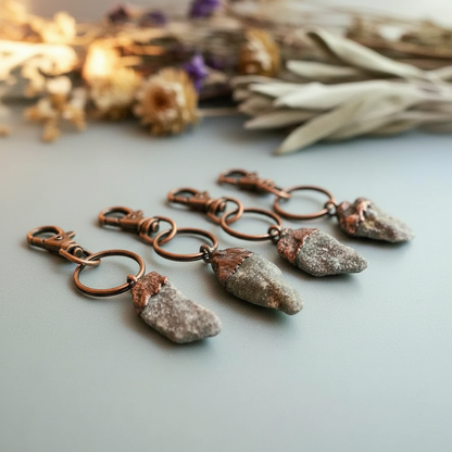 Lepidolite Keychain Row