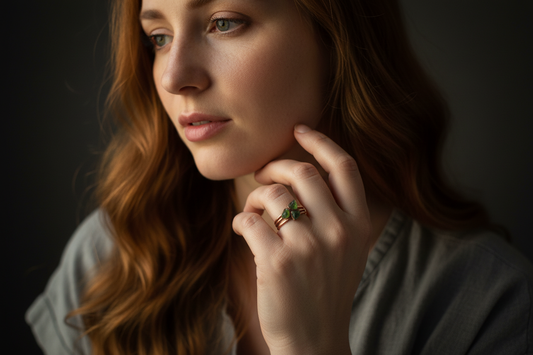 Model Shot Moldavite