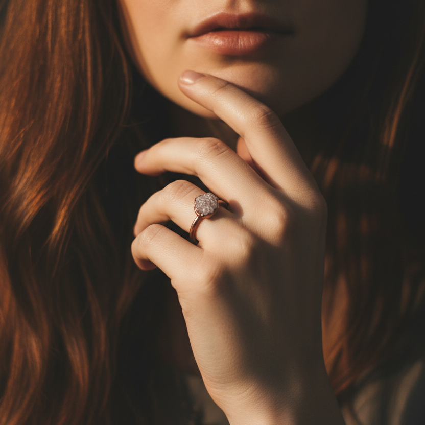 Model shot - smaller ring
