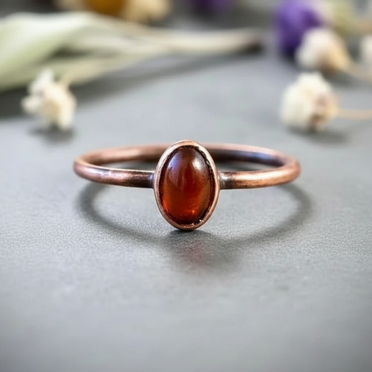 Oval Amber Ring Hero