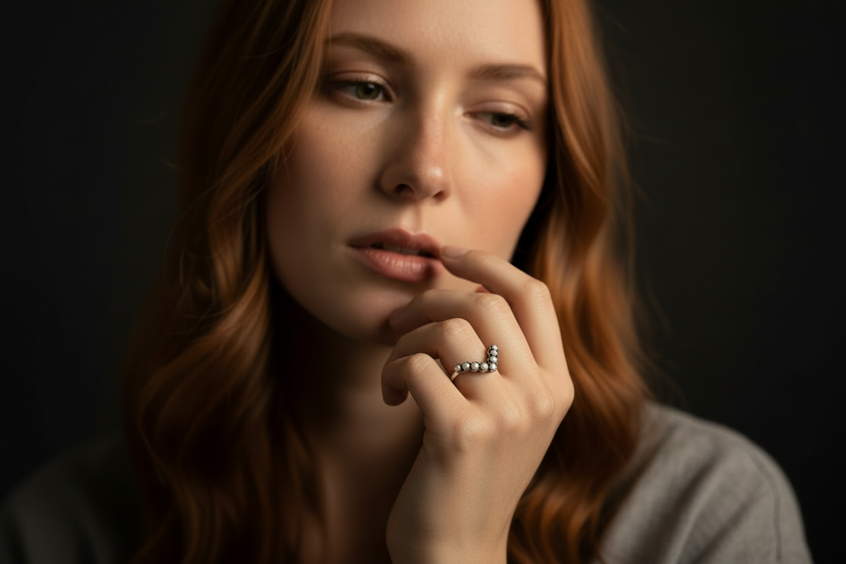 Pearl Chevron Silver - Model