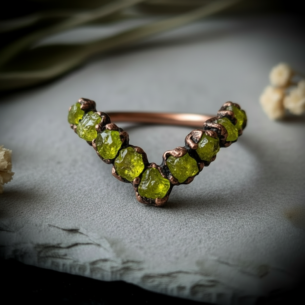 Peridot Chevron Close-up