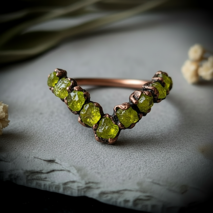 Peridot Chevron Close-up