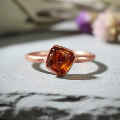 Raw Amber Ring Hero Light