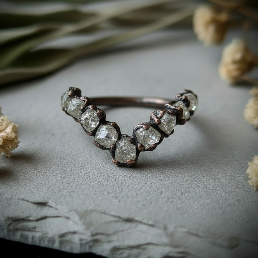 Raw Quartz Chevron Hero