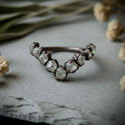 Raw Quartz Chevron Hero