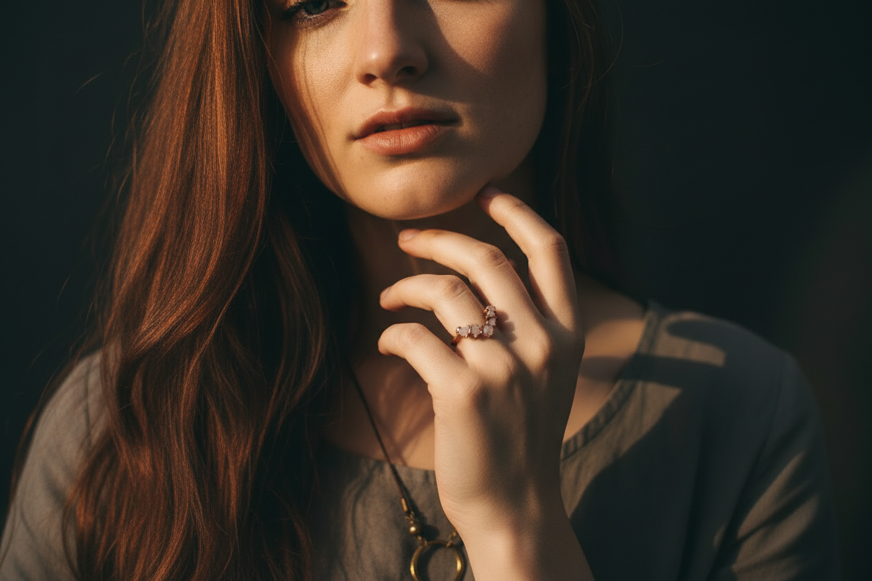 Rose Quartz Chevron - Brand Model