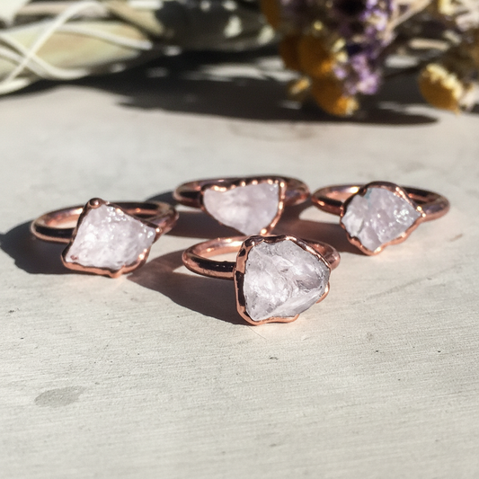 Rose Quartz Flat Lay