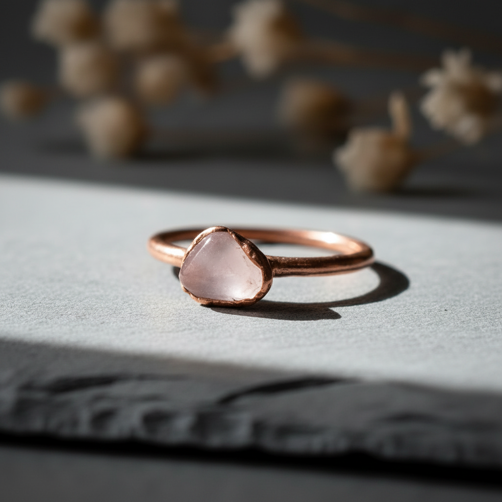 Rose Quartz Low Angle Lightened