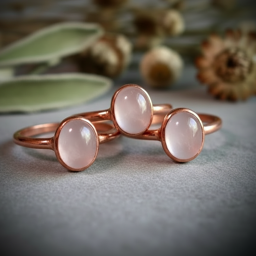 Rose Quartz Ring — Hero