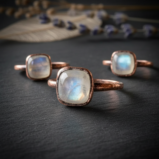 RTS cushion moonstone loose cluster — brand enhanced