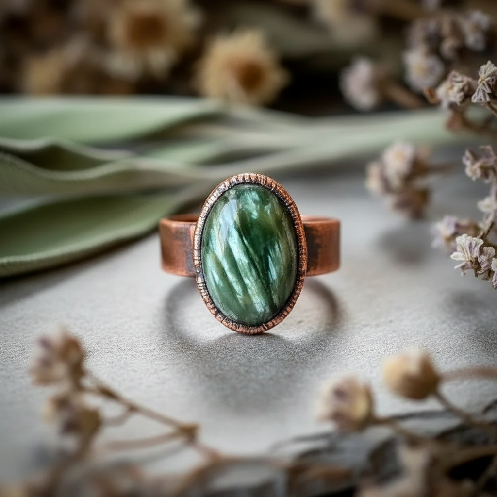 Seraphinite Ring Second Angle