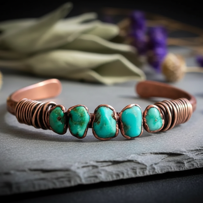 Sonoran Turquoise Cuff — Hero