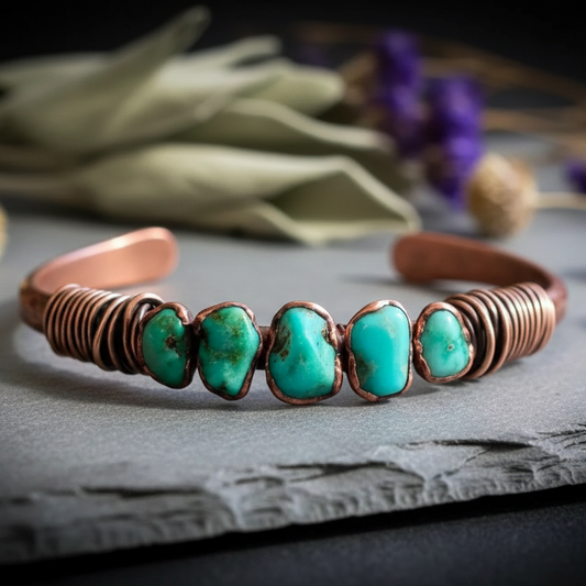Sonoran Turquoise Cuff — Hero