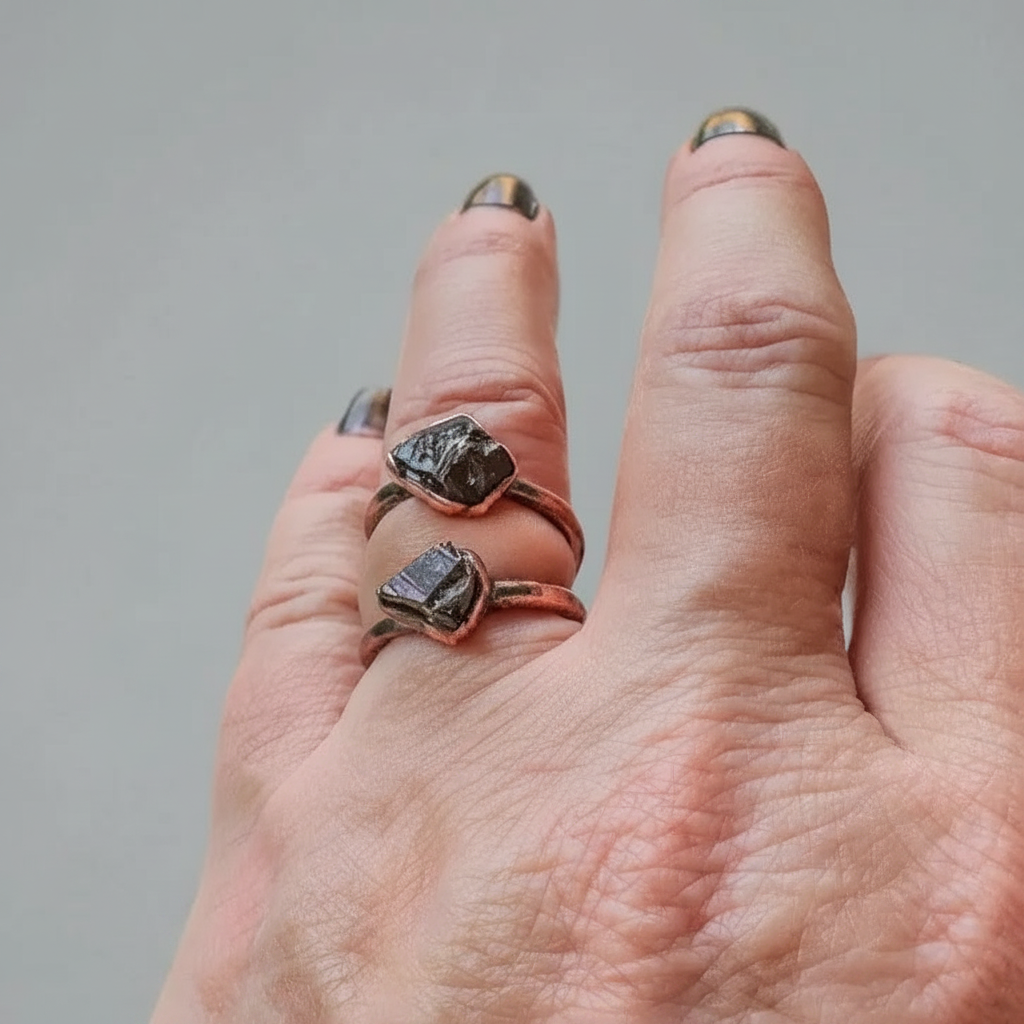 Stacked hand shot