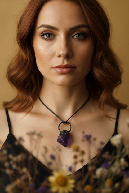 Statement Amethyst Model Shot