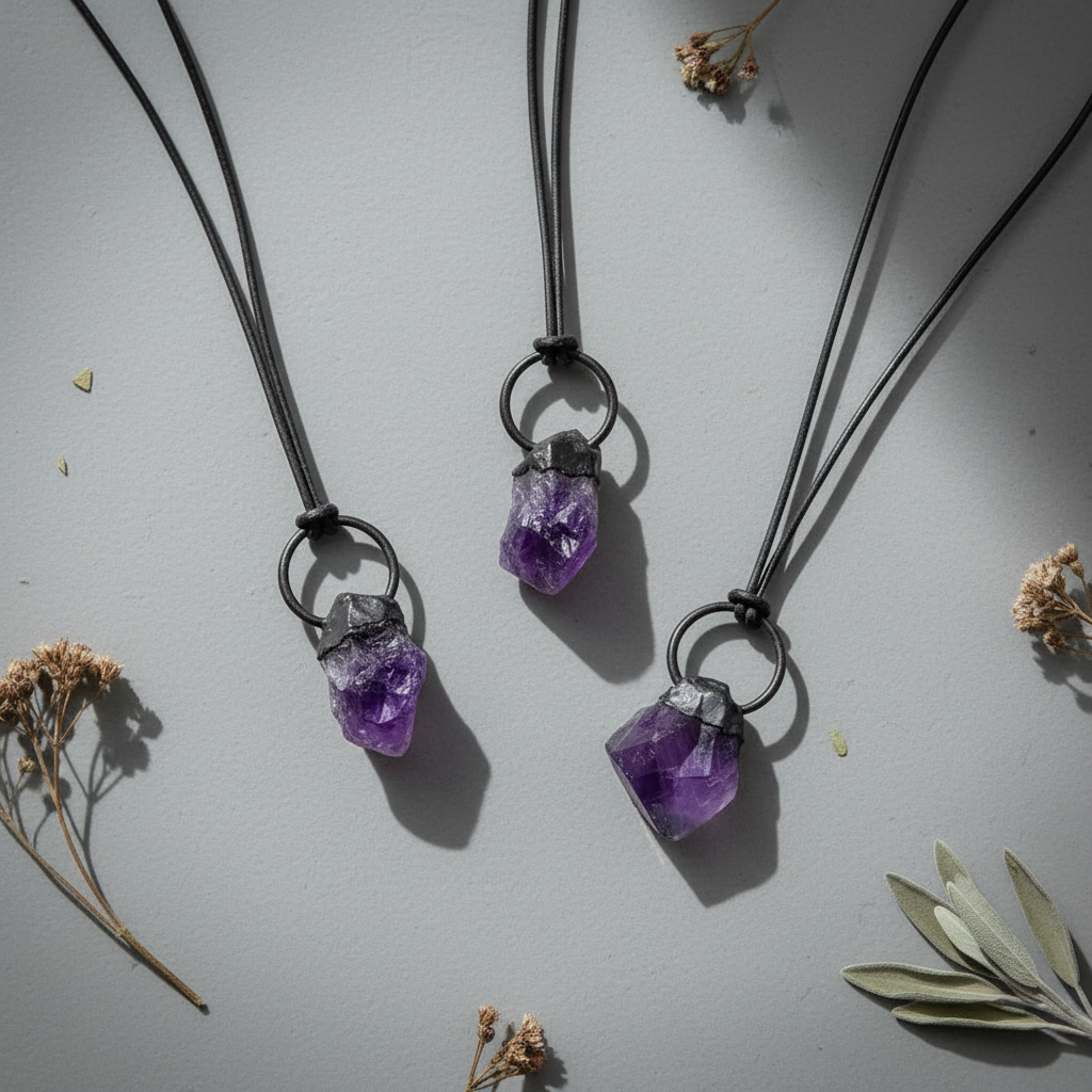 Statement Amethyst Styled Slate