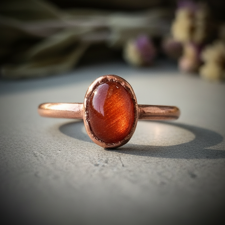 Sunstone Ring Hero Shot