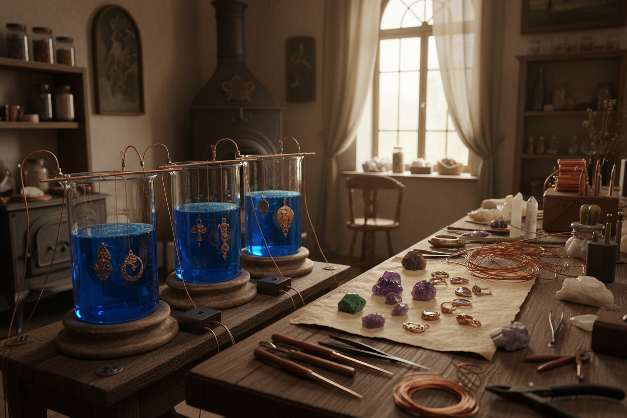 yes, but no bubbles and have jewelry pieces in the fluid